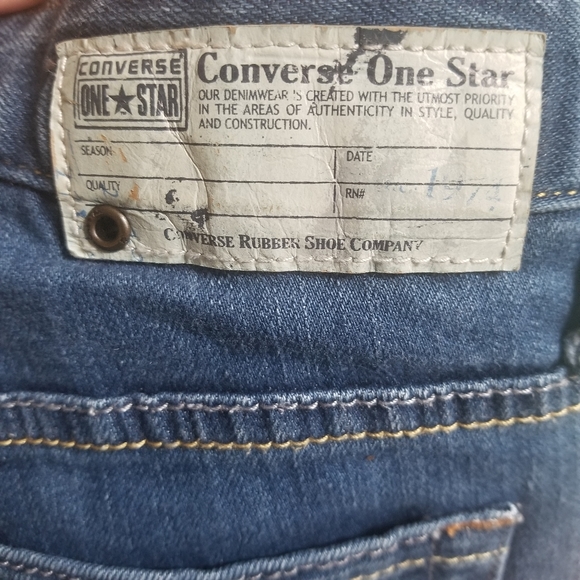 Vintage Y2K Converse OneStar Jeans 1974 Size 4 - Picture 2 of 8